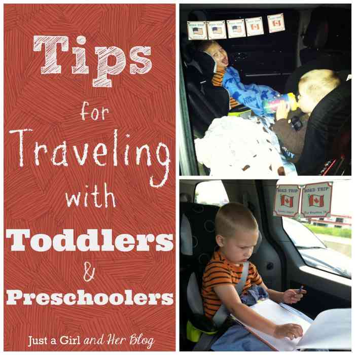 Preparing toddlers for travel